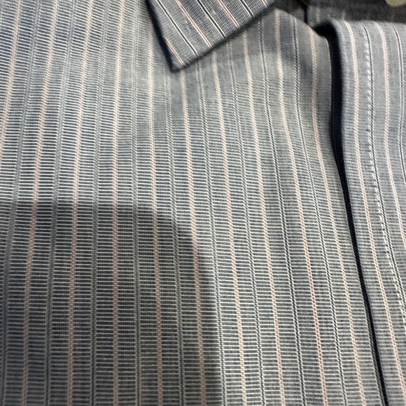 Brooks Brothers Blue and White Striped Dress Shirt - Picture 3 of 3